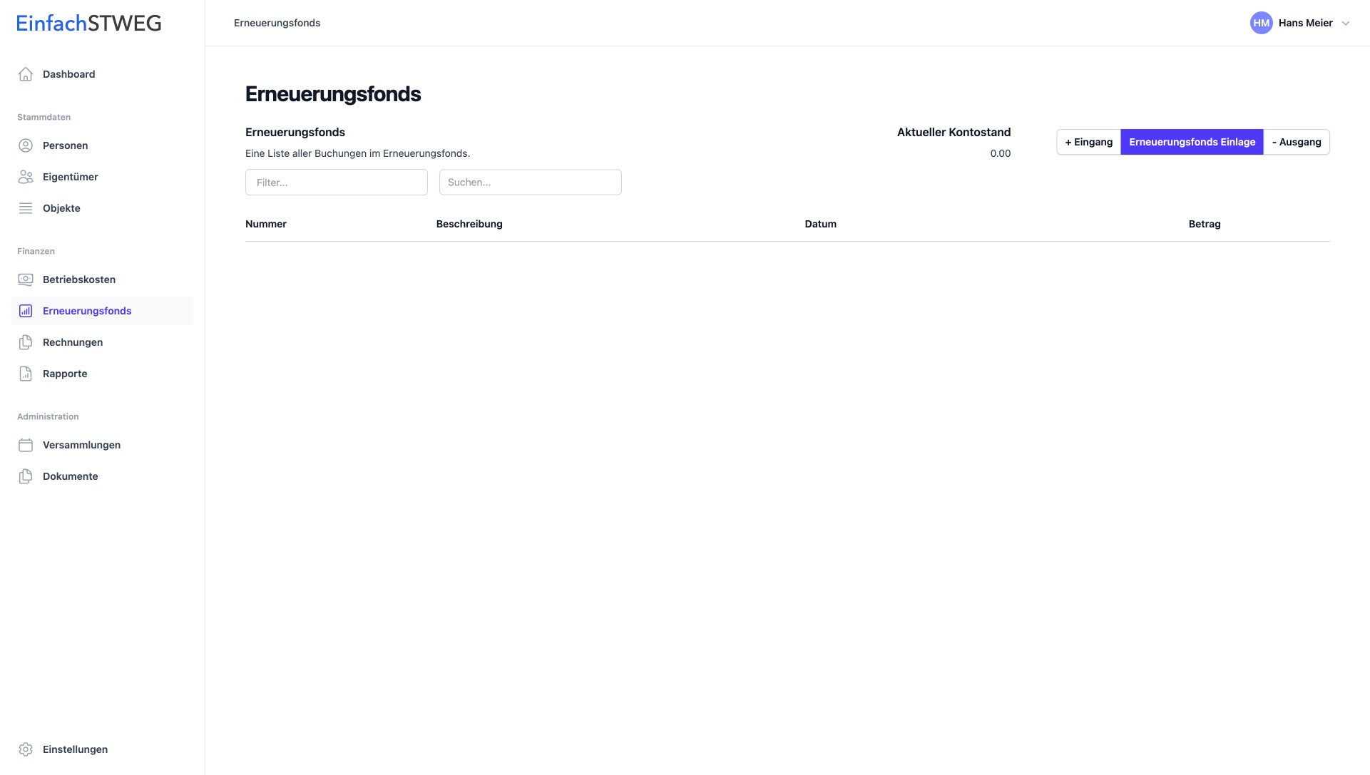 Geschäftsjahr bearbeiten