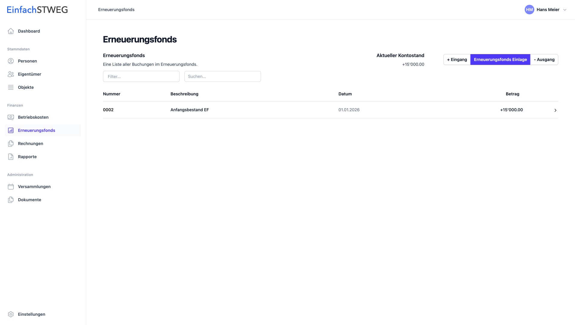 Geschäftsjahr bearbeiten