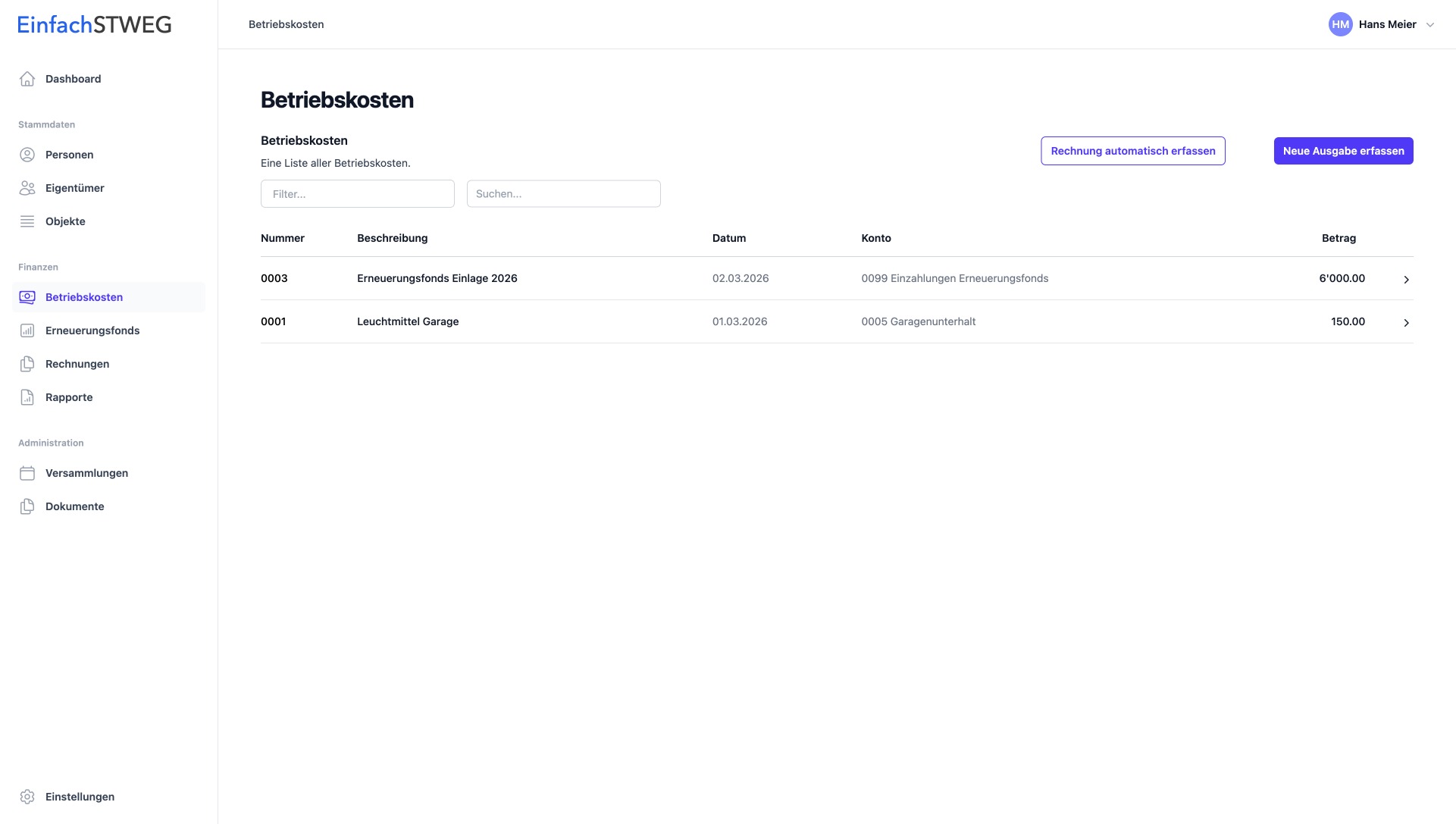 Geschäftsjahr bearbeiten